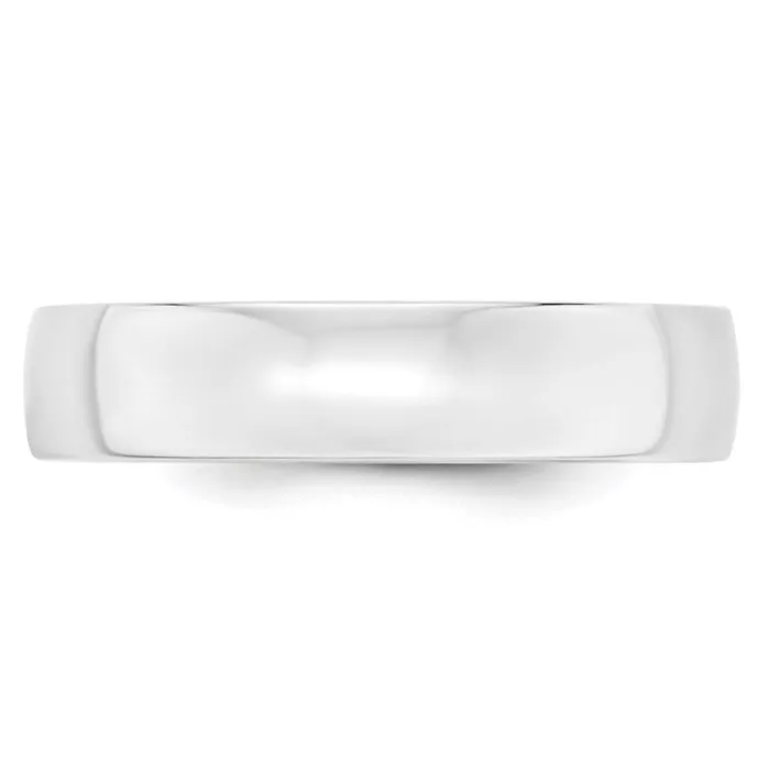 Goldia Rings Solid 14K White Gold 5mm Light Weight Comfort Fit MensWomens Wedding Band Ring Size 7 Goldia Rings Solid 14K White Gold 5mm Light Weight Comfort Fit MensWomens Wedding Band Ring Size 7