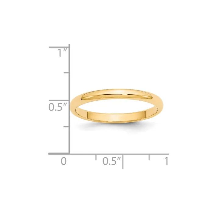 Goldia Rings Solid 14K Yellow Gold 25mm Half Round MensWomens Wedding Band Ring Size 14 Goldia Rings Solid 14K Yellow Gold 25mm Half Round MensWomens Wedding Band Ring Size 14