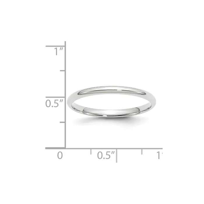 Goldia Rings Solid 18K White Gold 2mm Light Weight Comfort Fit MensWomens Wedding Band Ring Size 115 Goldia Rings Solid 18K White Gold 2mm Light Weight Comfort Fit MensWomens Wedding Band Ring Size 115
