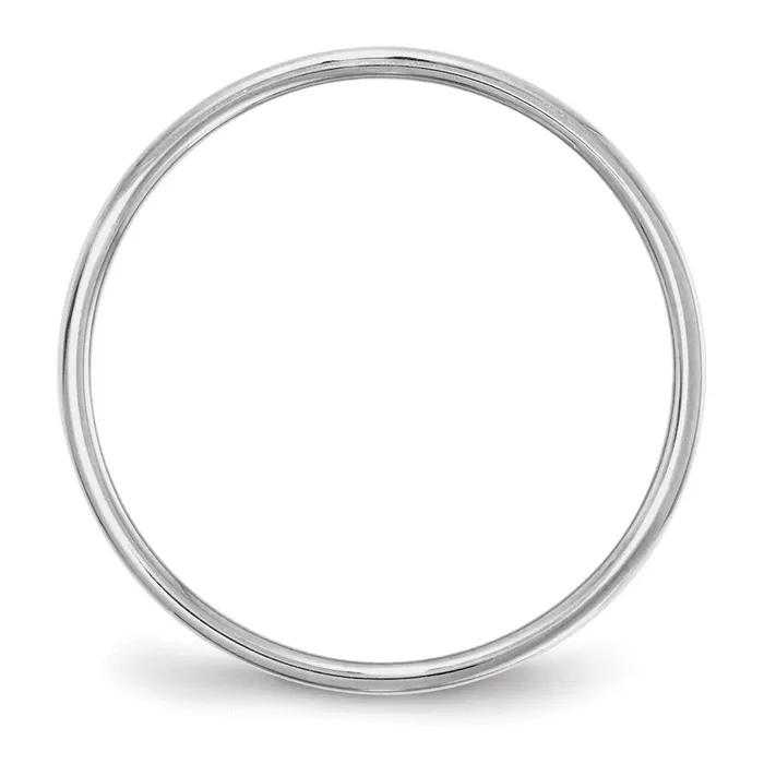 Goldia Rings Solid 18K White Gold 5mm Light Weight Flat MensWomens Wedding Band Ring Size 95 Goldia Rings Solid 18K White Gold 5mm Light Weight Flat MensWomens Wedding Band Ring Size 95