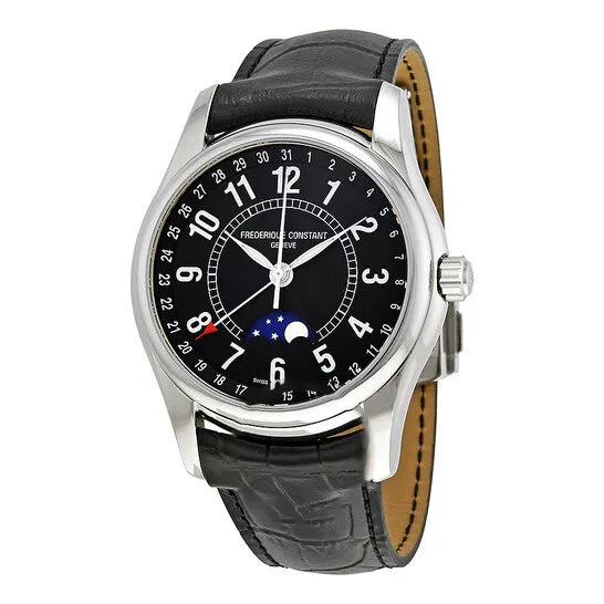 JMS always Bracelets Original Frederique Constant Moontimer Black Dial Stainless Steel Mens Watch FC330B6B6 JMS always Bracelets Original Frederique Constant Moontimer Black Dial Stainless Steel Mens Watch FC330B6B6