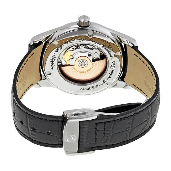 JMS always Bracelets Original Frederique Constant Moontimer Black Dial Stainless Steel Mens Watch FC330B6B6 JMS always Bracelets Original Frederique Constant Moontimer Black Dial Stainless Steel Mens Watch FC330B6B6