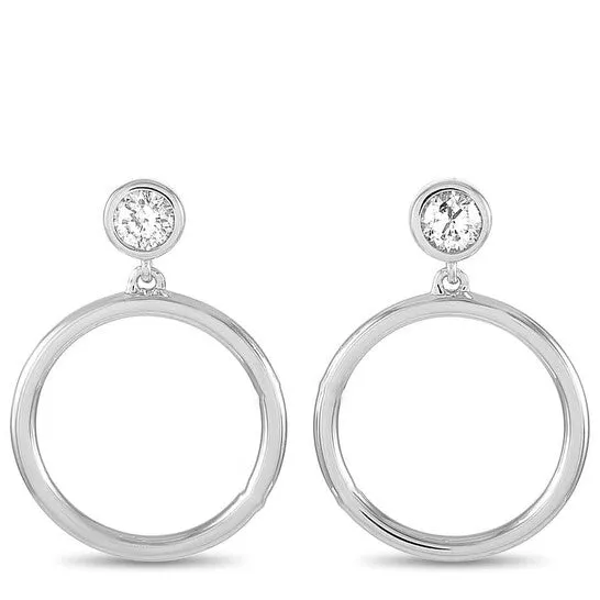 JMS always Earrings Original LB Exclusive 14K White Gold 031 ct Diamond Earrings JMS always Earrings Original LB Exclusive 14K White Gold 031 ct Diamond Earrings