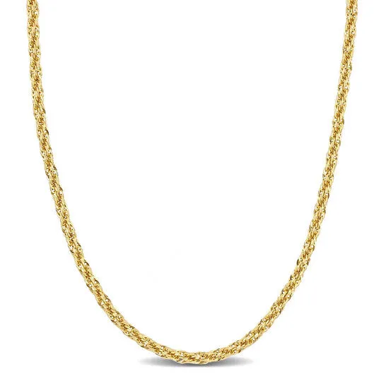 JMS always Necklaces Original AMOUR 3mm Infinity Rope Chain Necklace In 14K Yellow Gold 20 In JMS always Necklaces Original AMOUR 3mm Infinity Rope Chain Necklace In 14K Yellow Gold 20 In