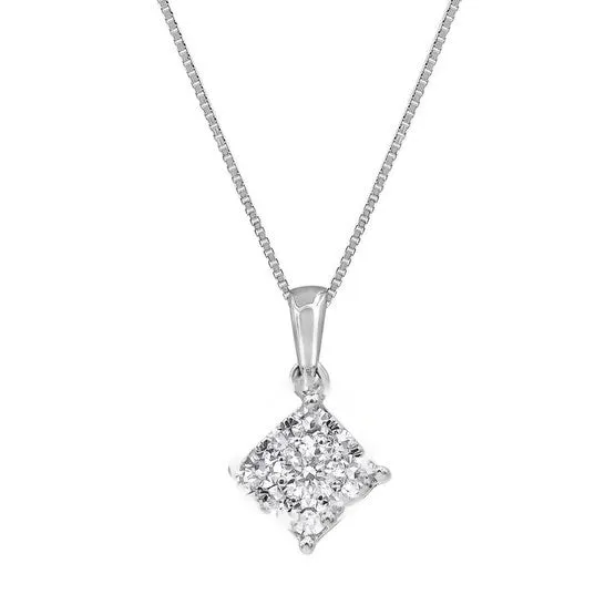 JMS always Necklaces Original Diamond Muse 050 cttw 18KT White Gold Diamond Pendant Necklace for Women JMS always Necklaces Original Diamond Muse 050 cttw 18KT White Gold Diamond Pendant Necklace for Women