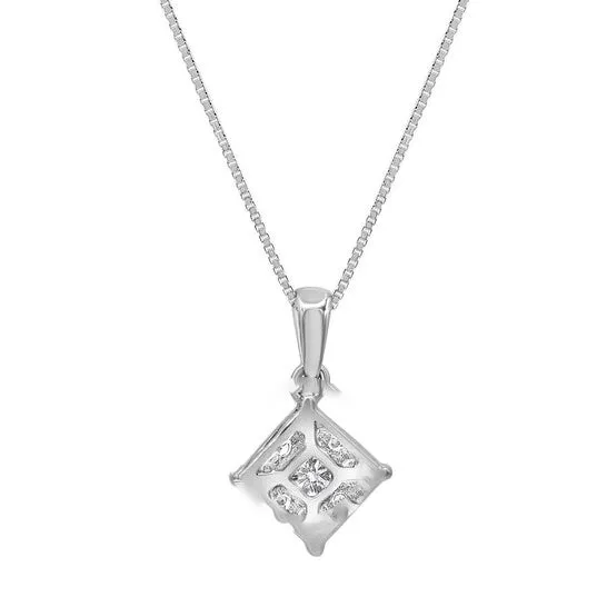 JMS always Necklaces Original Diamond Muse 050 cttw 18KT White Gold Diamond Pendant Necklace for Women JMS always Necklaces Original Diamond Muse 050 cttw 18KT White Gold Diamond Pendant Necklace for Women