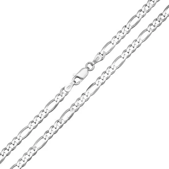 JMS always Original Kylie Harper Unisex Italian Sterling Silver Figaro Chain 2024 Necklaces JMS always Original Kylie Harper Unisex Italian Sterling Silver Figaro Chain 2024 Necklaces