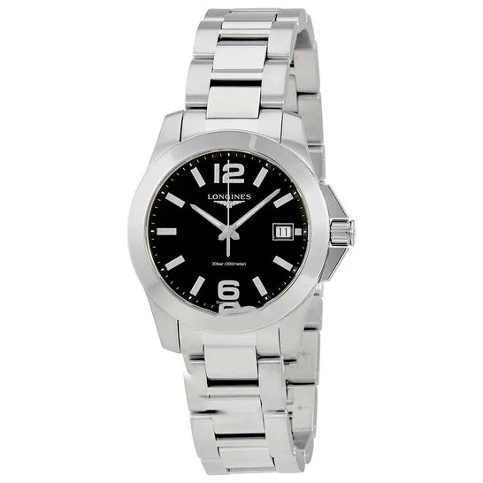 JMS always Original Longines Conquest Black Dial Ladies Watch L33774586 Watches JMS always Original Longines Conquest Black Dial Ladies Watch L33774586 Watches