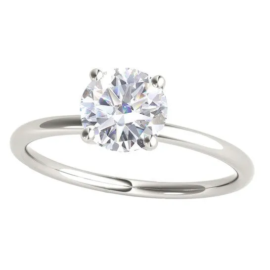 JMS always Original Maulijewels 15 Carat Diamond 14K White Gold Moissanite GH VS1 Solitaire Engagement Ring Rings JMS always Original Maulijewels 15 Carat Diamond 14K White Gold Moissanite GH VS1 Solitaire Engagement Ring Rings