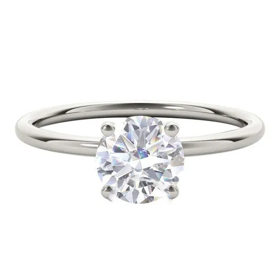 JMS always Original Maulijewels 15 Carat Diamond 14K White Gold Moissanite GH VS1 Solitaire Engagement Ring Rings