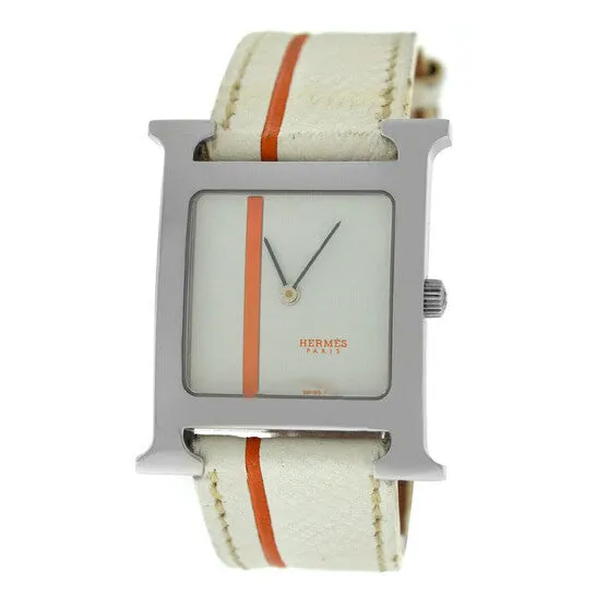 JMS always Original Preowned Hermes H Quartz White Dial Unisex Watch HH1510 Watches JMS always Original Preowned Hermes H Quartz White Dial Unisex Watch HH1510 Watches