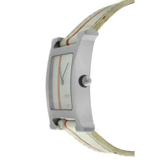 JMS always Original Preowned Hermes H Quartz White Dial Unisex Watch HH1510 Watches