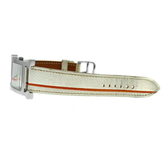 JMS always Original Preowned Hermes H Quartz White Dial Unisex Watch HH1510 Watches