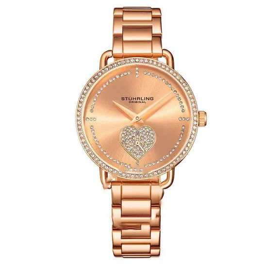 JMS always Original Stuhrling Original Vogue Rose Goldtone Dial Ladies Watch M15640 Rings JMS always Original Stuhrling Original Vogue Rose Goldtone Dial Ladies Watch M15640 Rings