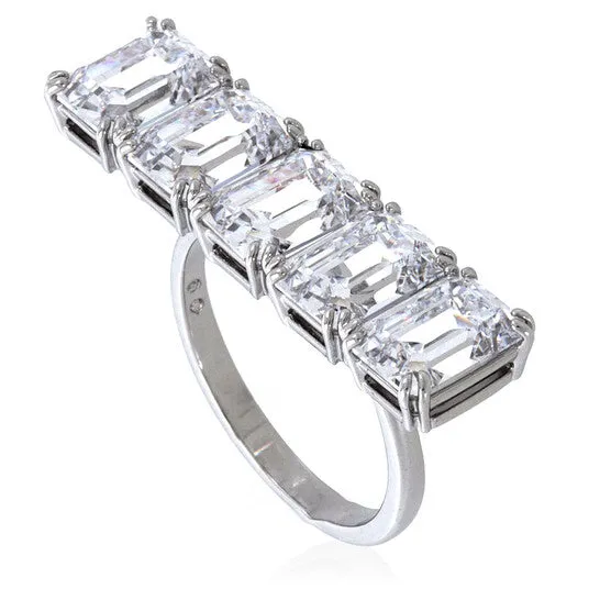 JMS always Original Swarovski Millenia White Rhodium Plated Cocktail Ring Size 55 Rings JMS always Original Swarovski Millenia White Rhodium Plated Cocktail Ring Size 55 Rings