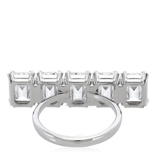 JMS always Original Swarovski Millenia White Rhodium Plated Cocktail Ring Size 55 Rings JMS always Original Swarovski Millenia White Rhodium Plated Cocktail Ring Size 55 Rings