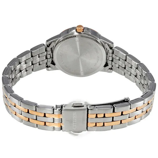 JMS always Rings Original Citizen Quartz Silver Dial Twotone Ladies Watch EQ060553A JMS always Rings Original Citizen Quartz Silver Dial Twotone Ladies Watch EQ060553A