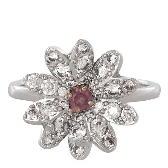 JMS always Rings Original Swarovski Eternal Flower Mixed Metal Ring Size 55 JMS always Rings Original Swarovski Eternal Flower Mixed Metal Ring Size 55
