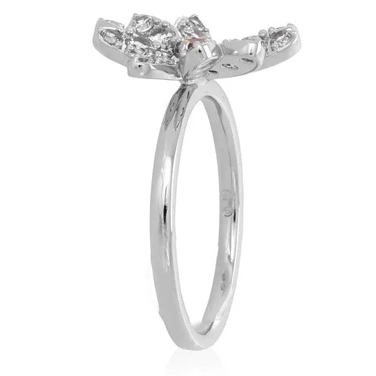JMS always Rings Original Swarovski Eternal Flower Mixed Metal Ring Size 55 JMS always Rings Original Swarovski Eternal Flower Mixed Metal Ring Size 55
