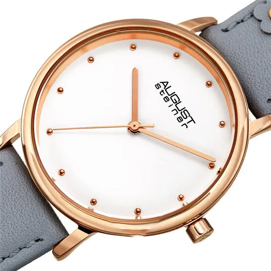 JMS always Watches Original August Steiner Quartz White Dial Ladies Watch AS8260GY JMS always Watches Original August Steiner Quartz White Dial Ladies Watch AS8260GY
