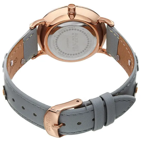 JMS always Watches Original August Steiner Quartz White Dial Ladies Watch AS8260GY JMS always Watches Original August Steiner Quartz White Dial Ladies Watch AS8260GY