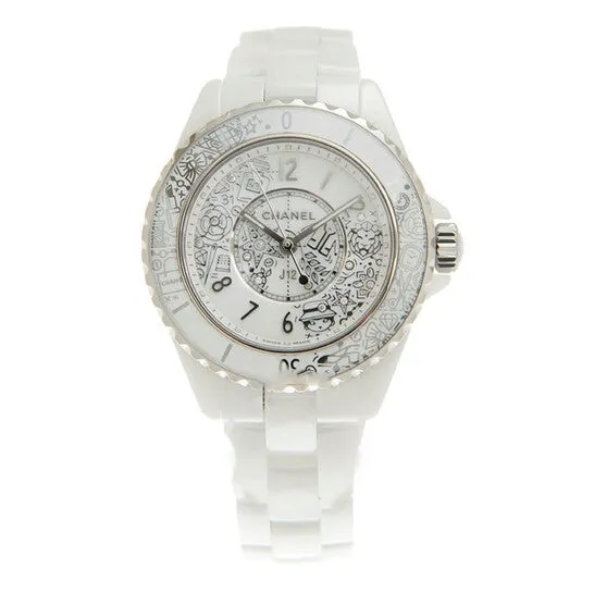 JMS always Watches Original Chanel J1220 Quartz Diamond White Dial Ladies Watch H6477 JMS always Watches Original Chanel J1220 Quartz Diamond White Dial Ladies Watch H6477
