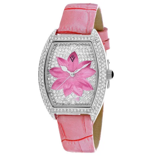 JMS always Watches Original Christian Van Sant Lotus Quartz Pink Dial Ladies Watch CV4852 JMS always Watches Original Christian Van Sant Lotus Quartz Pink Dial Ladies Watch CV4852