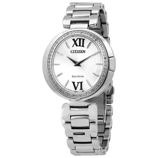 JMS always Watches Original Citizen Capella Diamond Silver Dial Ladies Watch EX150052A JMS always Watches Original Citizen Capella Diamond Silver Dial Ladies Watch EX150052A