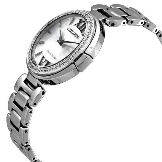 JMS always Watches Original Citizen Capella Diamond Silver Dial Ladies Watch EX150052A JMS always Watches Original Citizen Capella Diamond Silver Dial Ladies Watch EX150052A