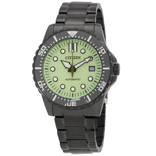 JMS always Watches Original Citizen Mechanical Automatic Green Dial Watch NJ017784X JMS always Watches Original Citizen Mechanical Automatic Green Dial Watch NJ017784X