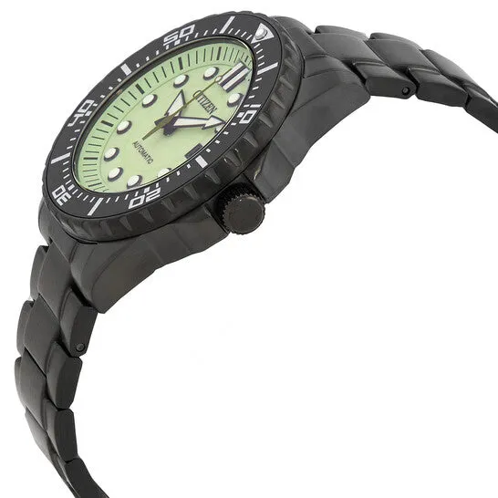JMS always Watches Original Citizen Mechanical Automatic Green Dial Watch NJ017784X JMS always Watches Original Citizen Mechanical Automatic Green Dial Watch NJ017784X