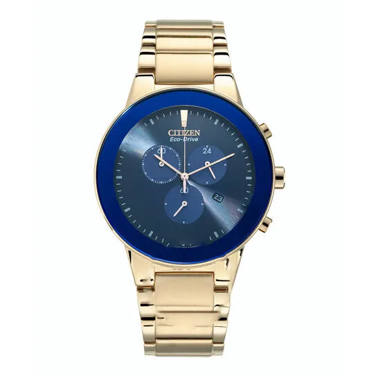 JMS always Watches Original Citizen Quartz Blue Dial Watch AT224387L