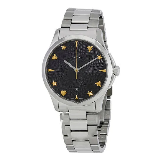 JMS always Watches Original Gucci G Timeless Black Dial Watch YA1264029 JMS always Watches Original Gucci G Timeless Black Dial Watch YA1264029