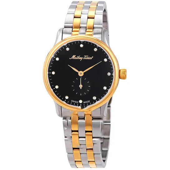 JMS always Watches Original MatheyTissot Edmond Metal Crystal Black Dial Ladies Watch D1886MBN JMS always Watches Original MatheyTissot Edmond Metal Crystal Black Dial Ladies Watch D1886MBN