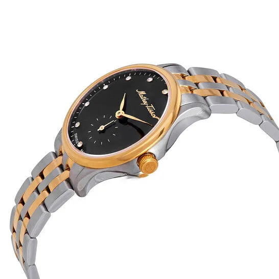 JMS always Watches Original MatheyTissot Edmond Metal Crystal Black Dial Ladies Watch D1886MBN JMS always Watches Original MatheyTissot Edmond Metal Crystal Black Dial Ladies Watch D1886MBN