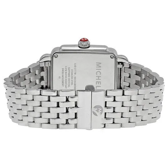 JMS always Watches Original Michele Deco White Pearl Diamond Bezel Ladies Watch MWW06V000041 JMS always Watches Original Michele Deco White Pearl Diamond Bezel Ladies Watch MWW06V000041