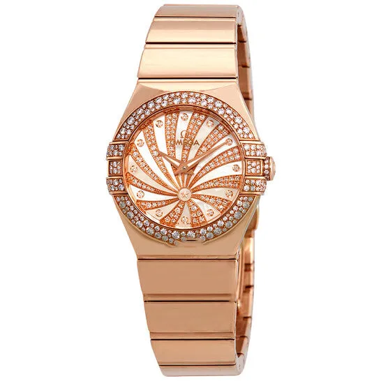 JMS always Watches Original Omega Constellation 18kt Rose Gold Mother of Pearl Diamond Dial Ladies Watch 12355276055013 JMS always Watches Original Omega Constellation 18kt Rose Gold Mother of Pearl Diamond Dial Ladies Watch 12355276055013