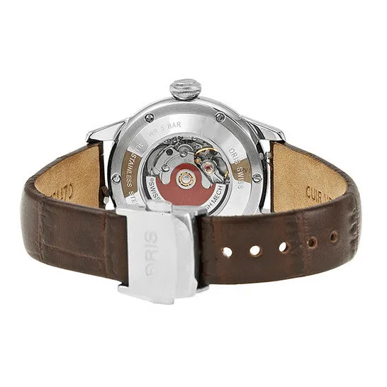 JMS always Watches Original Oris Artelier Date Automatic Silver Dial Brown Leather Ladies Watch 01 561 7687 435107 5 14 70FC JMS always Watches Original Oris Artelier Date Automatic Silver Dial Brown Leather Ladies Watch 01 561 7687 435107 5 14 70FC