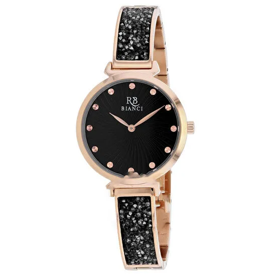JMS always Watches Original Roberto Bianci Brillare Quartz Black Dial Ladies Watch RB0205