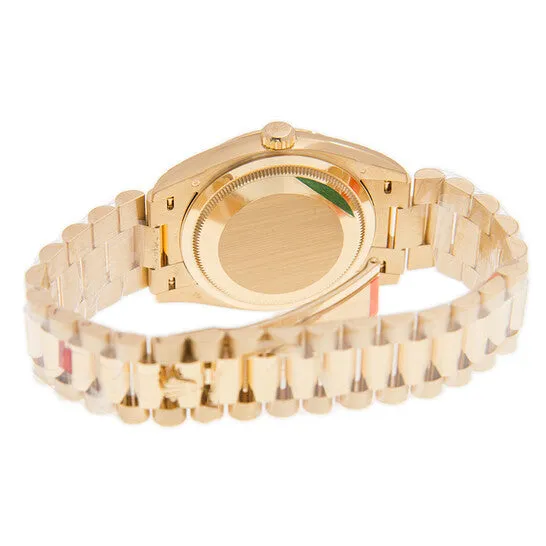 JMS always Watches Original Rolex DayDate 36 Rainbow Baguette Dial 18kt Yellow Gold President Watch 128238DSP JMS always Watches Original Rolex DayDate 36 Rainbow Baguette Dial 18kt Yellow Gold President Watch 128238DSP