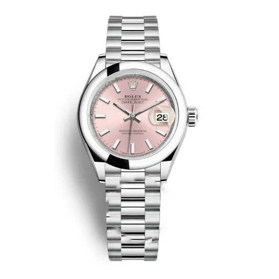 JMS always Watches Original Rolex LadyDatejust Pink Dial Automatic Platinum President Watch 279166GYRP JMS always Watches Original Rolex LadyDatejust Pink Dial Automatic Platinum President Watch 279166GYRP