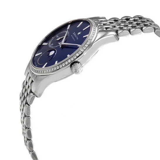 JMS always Watches Original Zenith Elite Ultra Thin Lady Automatic Blue Dial Stainless Steel Watch 16231069251M2310 JMS always Watches Original Zenith Elite Ultra Thin Lady Automatic Blue Dial Stainless Steel Watch 16231069251M2310