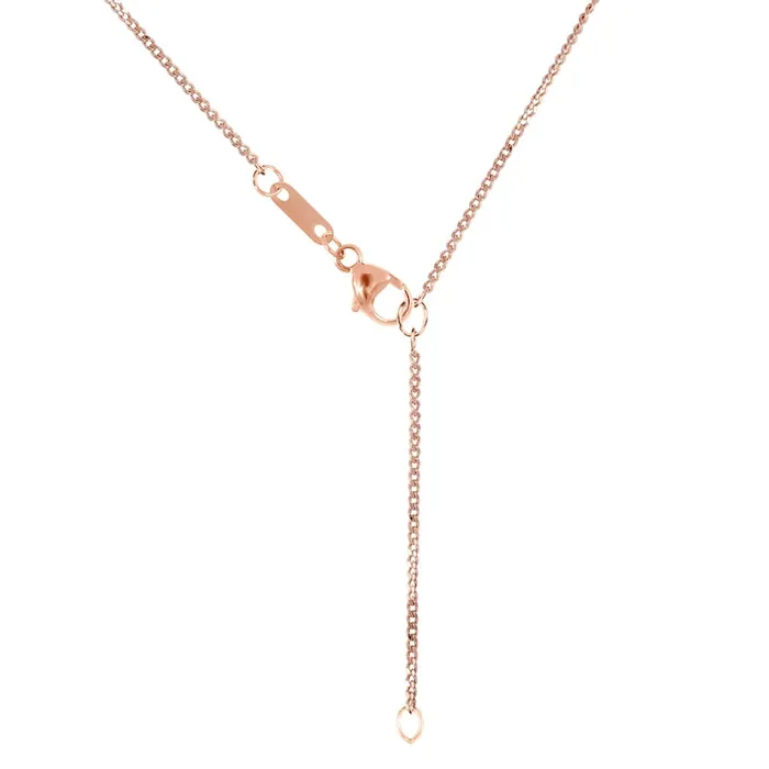 Necklaces 005 CT TW Natural Diamond Teardrop Bead Frame Pendant in 10K Rose Gold Goldia Necklaces 005 CT TW Natural Diamond Teardrop Bead Frame Pendant in 10K Rose Gold Goldia