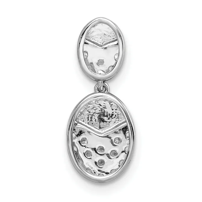 Necklaces Goldia 14k White Gold 15 Ct Lab Grown Diamond VSSI G Dangle Chain Slide Pendant