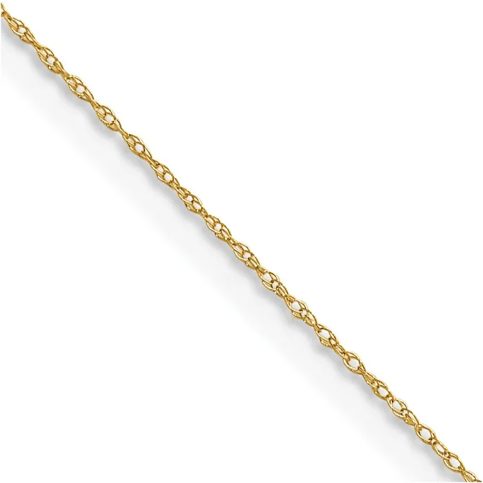 Necklaces QGold 14K Yellow Gold 4 mm Carded Cable Rope Children Necklace Chain nan Necklaces QGold 14K Yellow Gold 4 mm Carded Cable Rope Children Necklace Chain nan