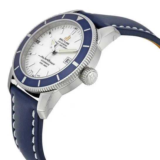 Original Breitling Superocean Heritage Automatic Silver Dial Blue Leather Mens Watch A1732116G717BLLD JMS always Watches Original Breitling Superocean Heritage Automatic Silver Dial Blue Leather Mens Watch A1732116G717BLLD JMS always Watches