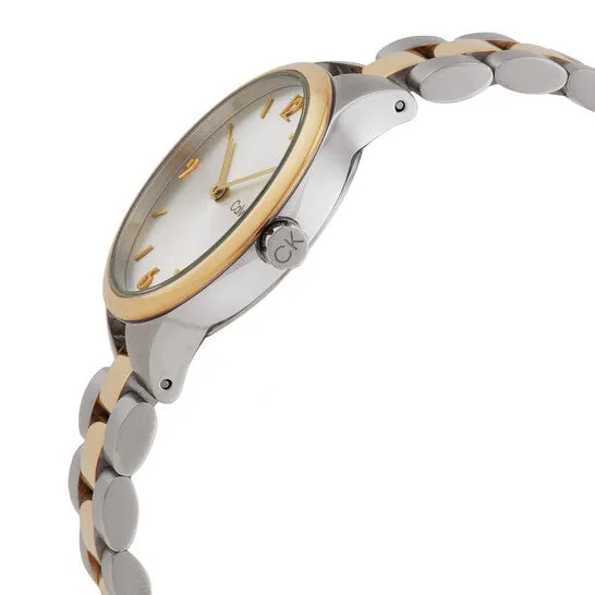 Original Calvin Klein Linked Quartz Silver Dial TwoTone Ladies Watch 25200132 JMS always Rings Original Calvin Klein Linked Quartz Silver Dial TwoTone Ladies Watch 25200132 JMS always Rings