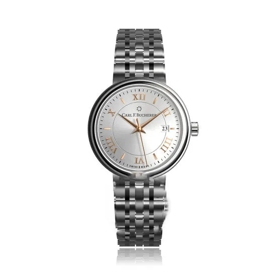 Original Carl F Bucherer Adamavi Automatic Silver Dial Ladies Watch 0010320081522 JMS always Watches Original Carl F Bucherer Adamavi Automatic Silver Dial Ladies Watch 0010320081522 JMS always Watches