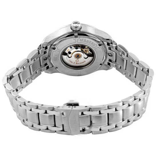 Original Carl F Bucherer Manero Autodate Automatic Diamond Silver Dial Watch 0010911081331 JMS always Watches Original Carl F Bucherer Manero Autodate Automatic Diamond Silver Dial Watch 0010911081331 JMS always Watches