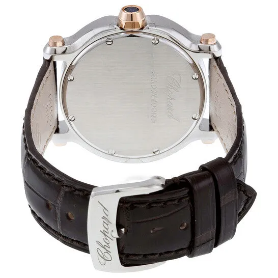Original Chopard Happy Sport II MOP Flaoting Diamonds Dial Brown Leather Ladies Watch 2784929004 JMS always Watches Original Chopard Happy Sport II MOP Flaoting Diamonds Dial Brown Leather Ladies Watch 2784929004 JMS always Watches